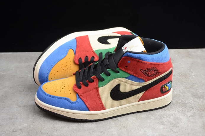 Air Jordan 1 Mid SE Fearless Blue the Great CU2805- Trendy 889