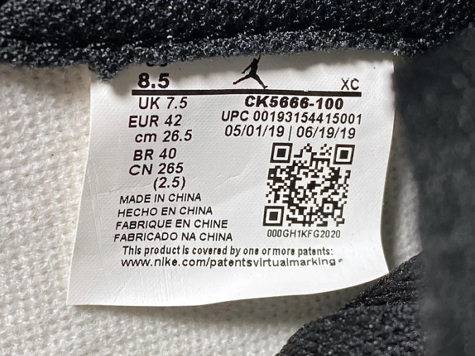 Air Jordan 1 Retro High OG Fearless CK5666- Popular 904