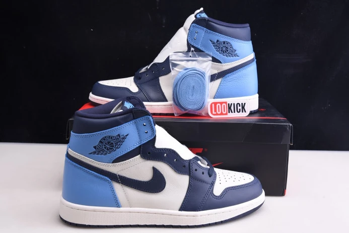Air Jordan 1 Retro High OG Obsidian 555088- WellDesigned 908