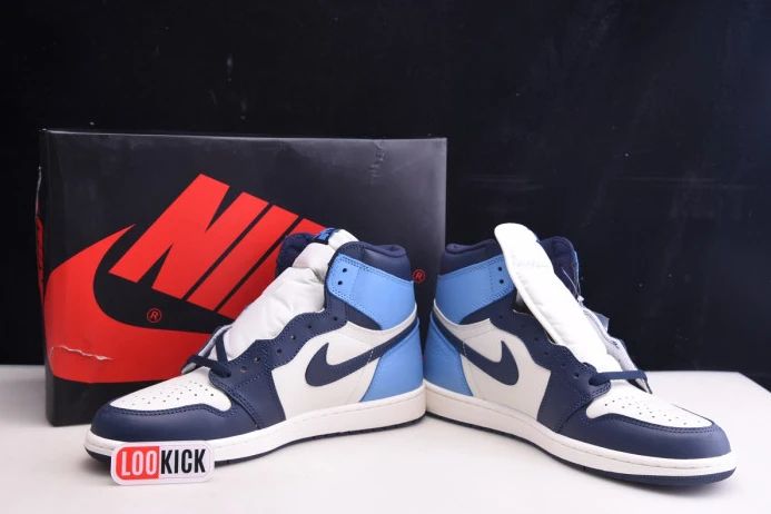 Air Jordan 1 Retro High OG Obsidian 555088- WellDesigned 908