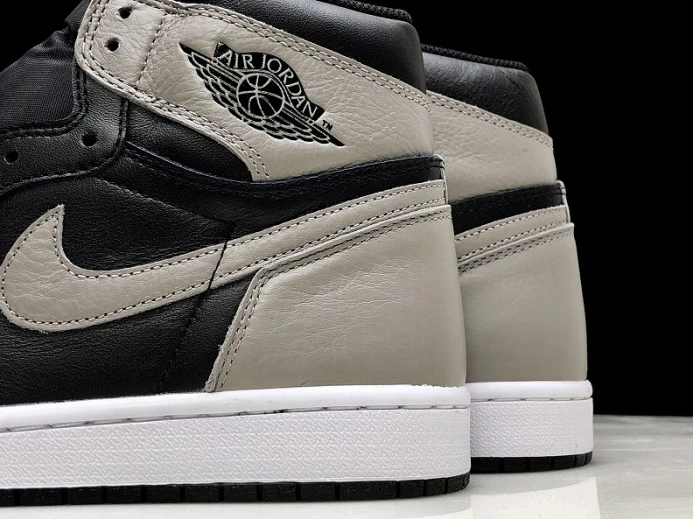 Air Jordan 1 Retro High OG Shadow Black Grey 555088- Trendy 927