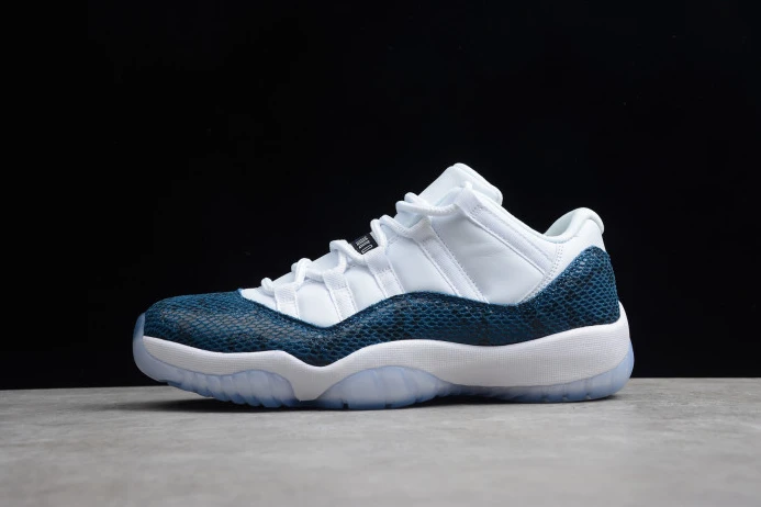 Air Jordan 11 Low Navy Blue Snakeskin CD6846- EasyMatch 1109