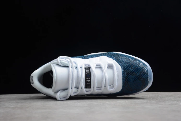 Air Jordan 11 Low Navy Blue Snakeskin CD6846- EasyMatch 1109