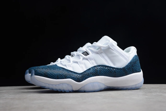 Air Jordan 11 Low Navy Blue Snakeskin CD6846- EasyMatch 1109