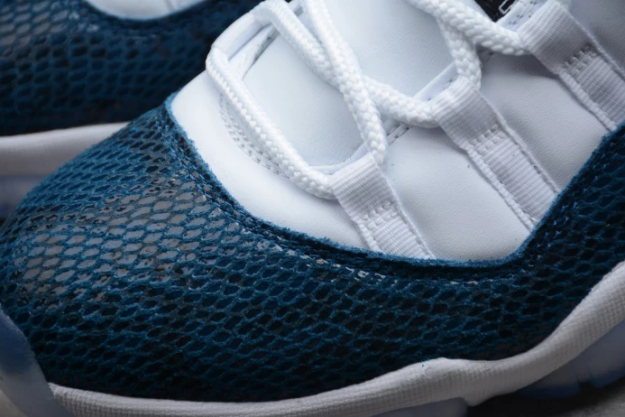 Air Jordan 11 Low Navy Blue Snakeskin CD6846- EasyMatch 1109