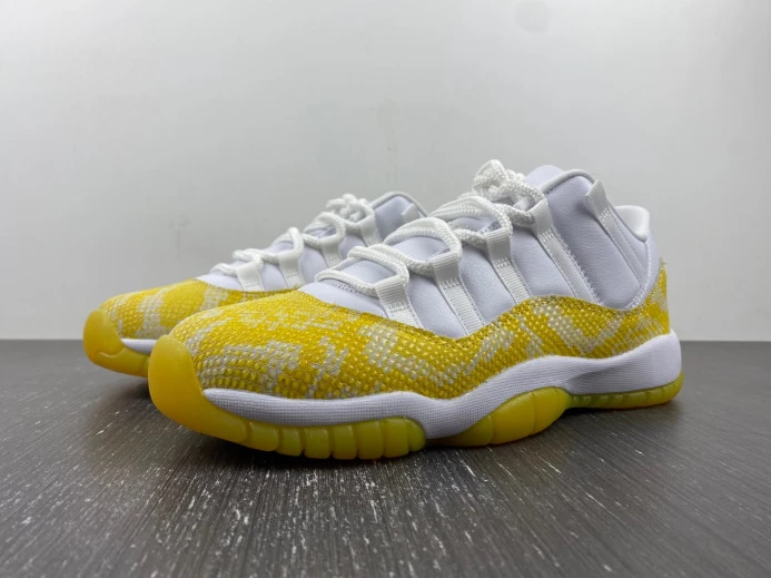 Air Jordan 11 Low WMNS Yellow Snakeskin AH7860- Affordable 653