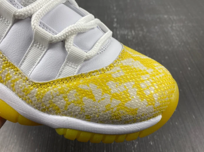 Air Jordan 11 Low WMNS Yellow Snakeskin AH7860- Affordable 653