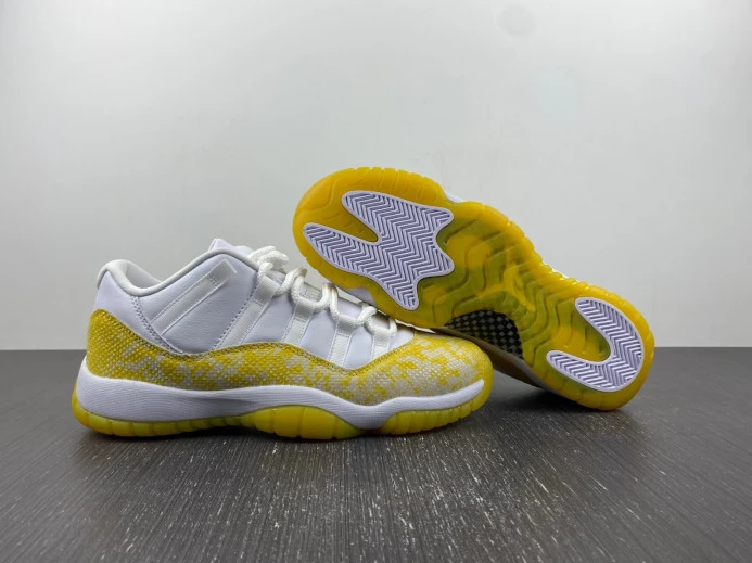 Air Jordan 11 Low WMNS Yellow Snakeskin AH7860- Affordable 653