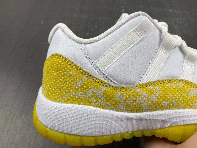 Air Jordan 11 Low WMNS Yellow Snakeskin AH7860- Affordable 653