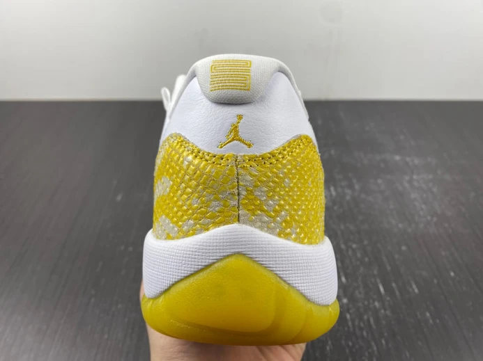 Air Jordan 11 Low WMNS Yellow Snakeskin AH7860- Affordable 653