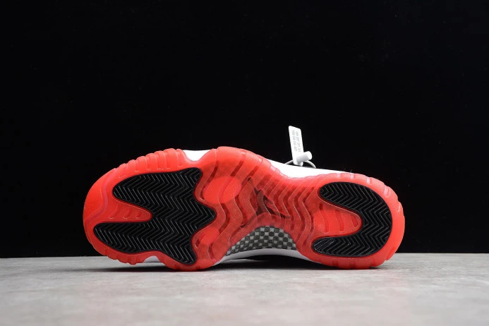 Air Jordan 11 Retro Low "Bred" Black  Red mens 528895- EasyMatch 1118