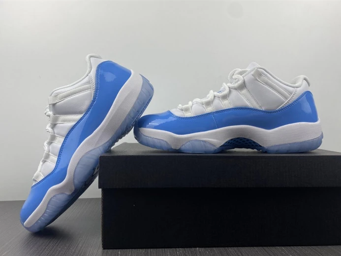 Air Jordan 11 Retro Low "Carolina 2017 Release" mens 528895- EasyMatch 1124