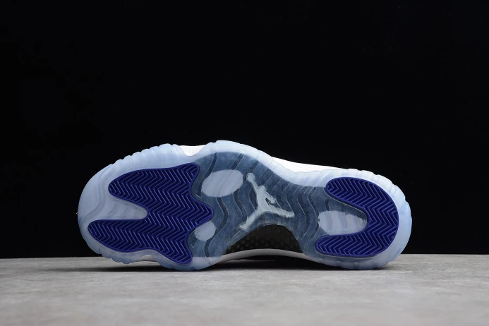 Air Jordan 11 Retro Low "Concord" Black  White mens 528895- StreetReady 1114
