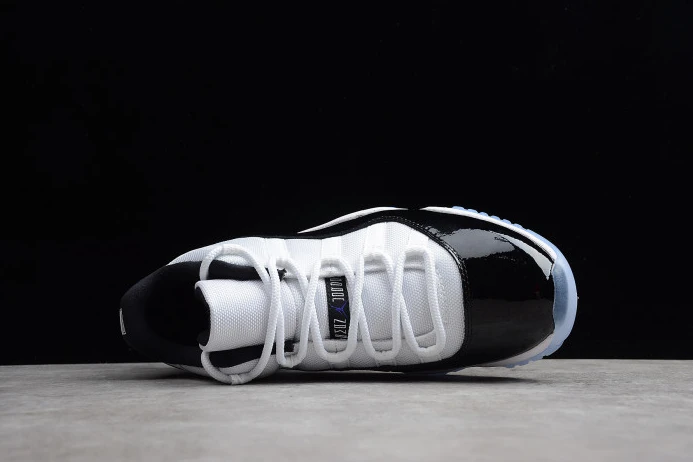 Air Jordan 11 Retro Low "Concord" Black  White mens 528895- StreetReady 1114