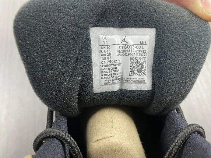 Air Jordan 12 Black Taxi CT8013- EasyMatch 702