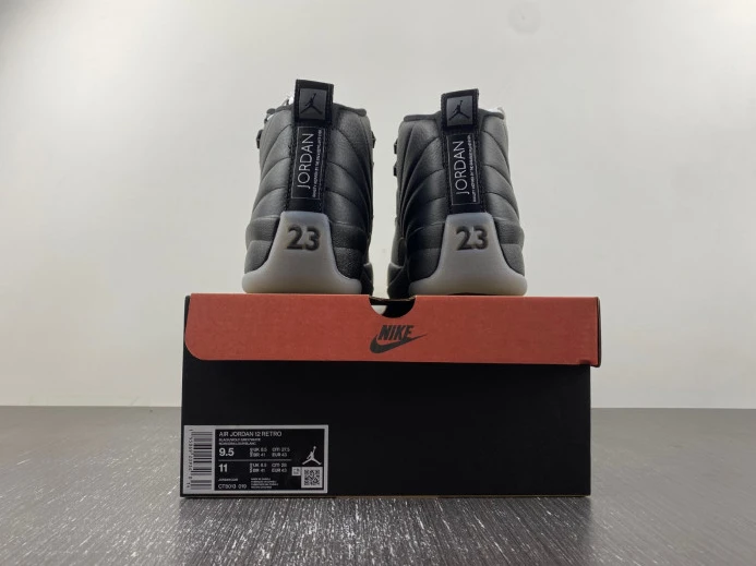 Air Jordan 12 Black Wolf Grey CT8013- SportInspired 658
