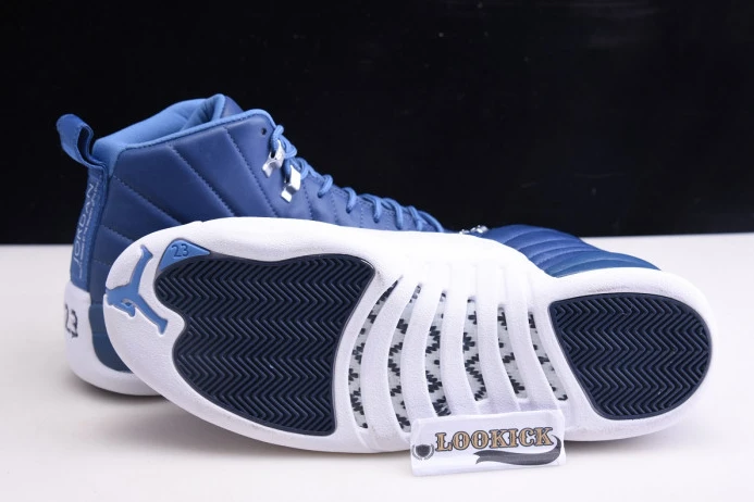 Air Jordan 12 Retro Stone Blue 130690- GoAnywhere 1149