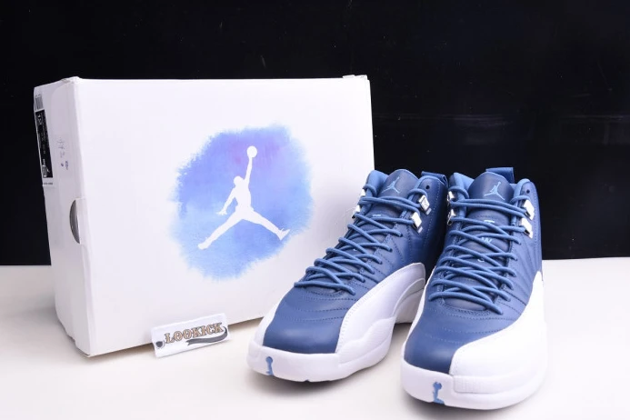 Air Jordan 12 Retro Stone Blue 130690- GoAnywhere 1149