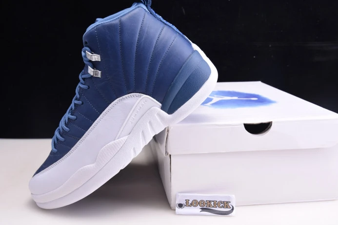 Air Jordan 12 Retro Stone Blue 130690- GoAnywhere 1149
