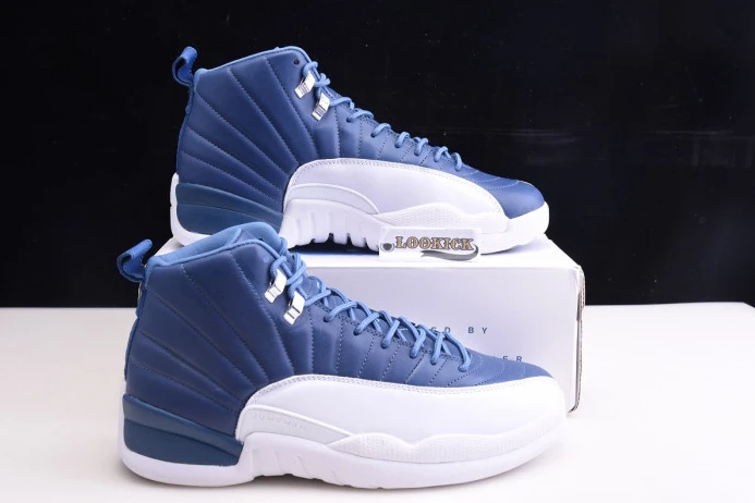 Air Jordan 12 Retro Stone Blue 130690- GoAnywhere 1149