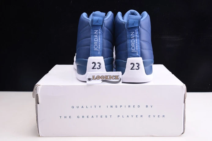 Air Jordan 12 Retro Stone Blue 130690- GoAnywhere 1149