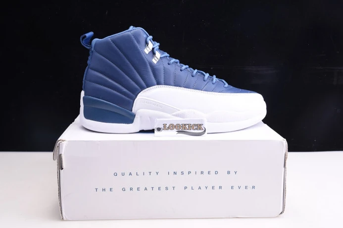 Air Jordan 12 Retro Stone Blue 130690- GoAnywhere 1149