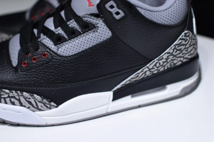Air Jordan 3 Black Cement 854262- Comfortable 971