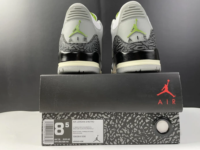 Air Jordan 3 Retro Chlorophyll 136064- TopPick 948