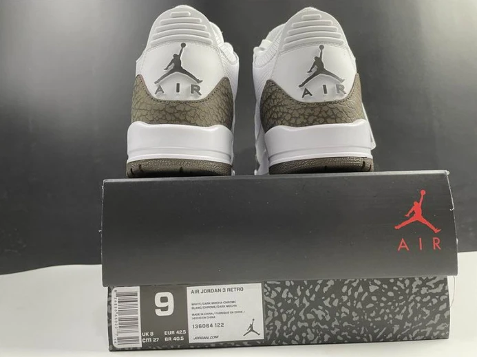 Air Jordan 3 Retro Mocha (2018) 136064- DailyWear 955
