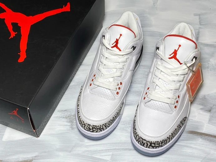 Air Jordan 3 Retro NRG "FREE THROW LINE" white mens 923096- DailyWear 976