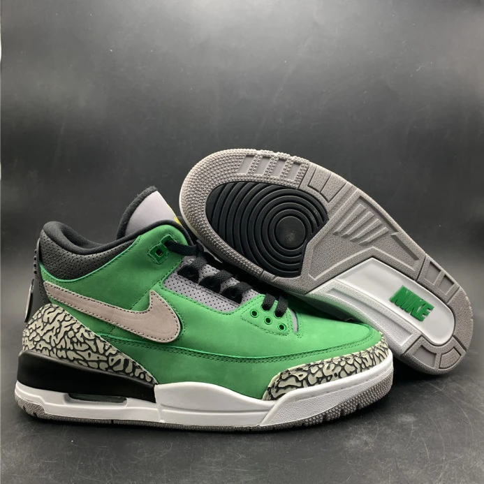 Air Jordan 3 Retro Tinker Oregon Ducks PE shoes AJ3 Trendy 965