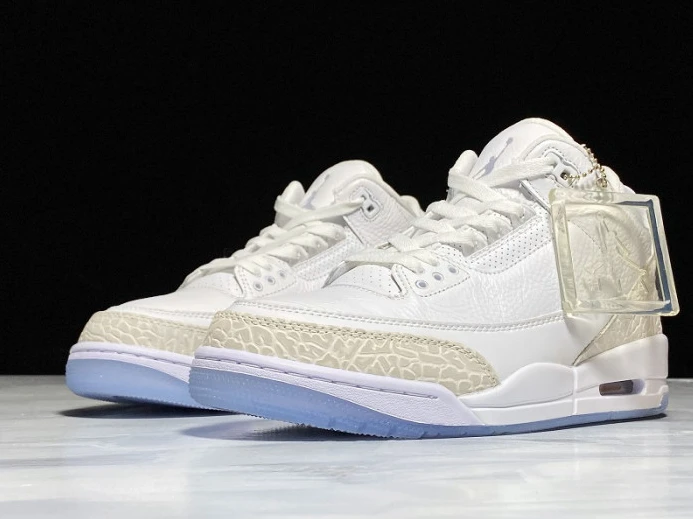 Air Jordan 3 Retro Triple White 136064- DailyWear 980
