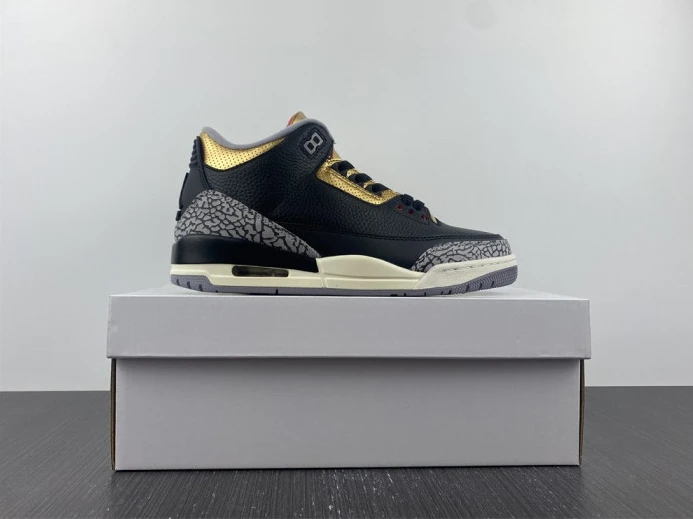 Air Jordan 3 WMNS Black Gold CK9246- EasyMatch 941