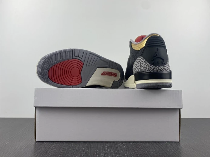 Air Jordan 3 WMNS Black Gold CK9246- EasyMatch 941