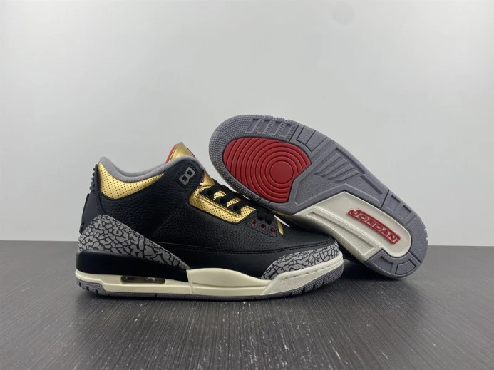 Air Jordan 3 WMNS Black Gold CK9246- EasyMatch 941