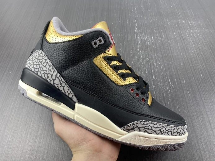 Air Jordan 3 WMNS Black Gold CK9246- EasyMatch 941