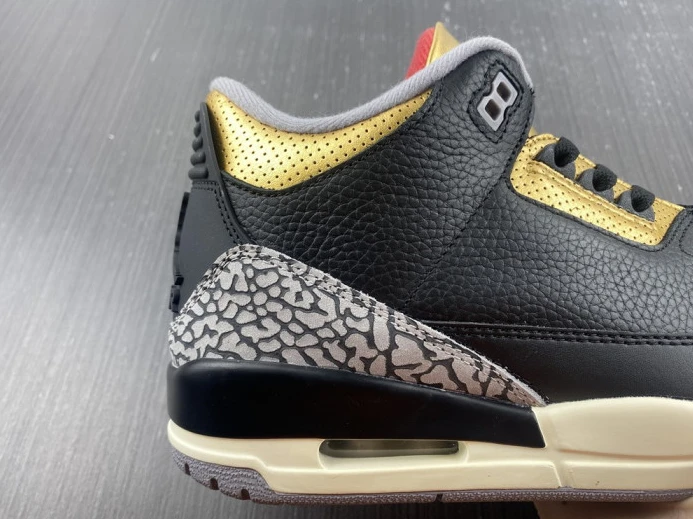 Air Jordan 3 WMNS Black Gold CK9246- EasyMatch 941