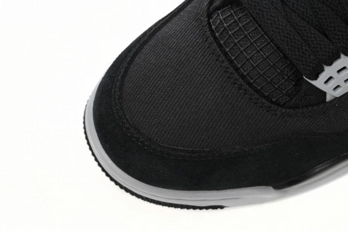 Air Jordan 4 Black Canvas DH7138- Trendy 1010