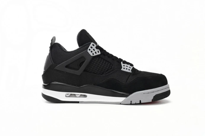 Air Jordan 4 Black Canvas DH7138- Trendy 1010
