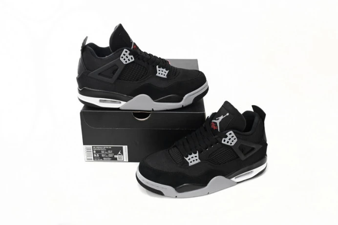 Air Jordan 4 Black Canvas DH7138- Trendy 1010