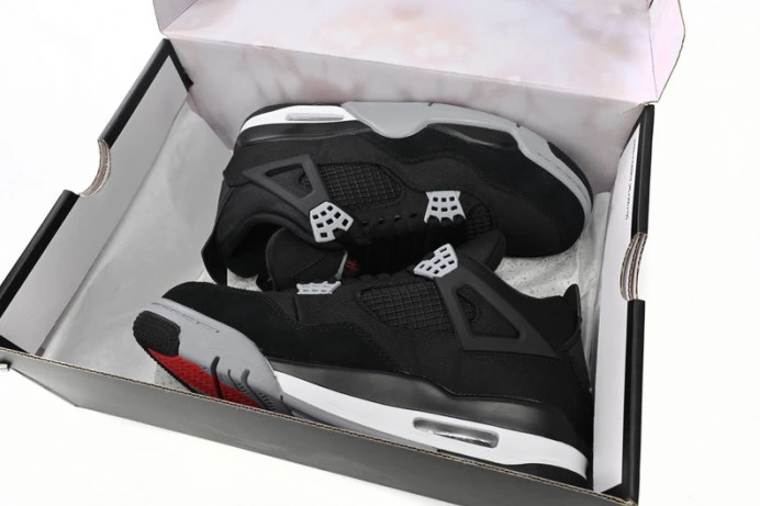 Air Jordan 4 Black Canvas DH7138- Trendy 1010