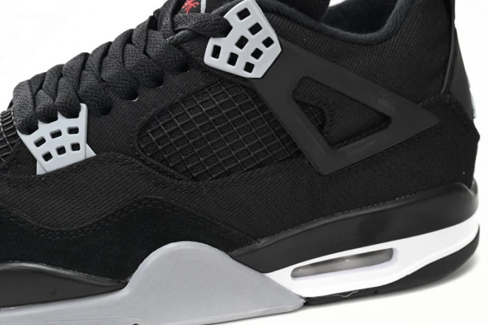 Air Jordan 4 Black Canvas DH7138- Trendy 1010