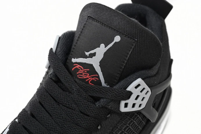 Air Jordan 4 Black Canvas DH7138- Trendy 1010