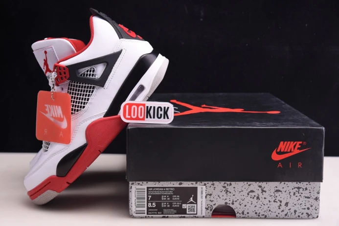 Air Jordan 4 Retro Fire Red (2020) DC7770- Comfortable 1032