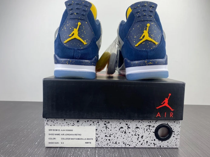 Air Jordan 4 Retro Michigan (PE) AJ4- SmartChoice 1002