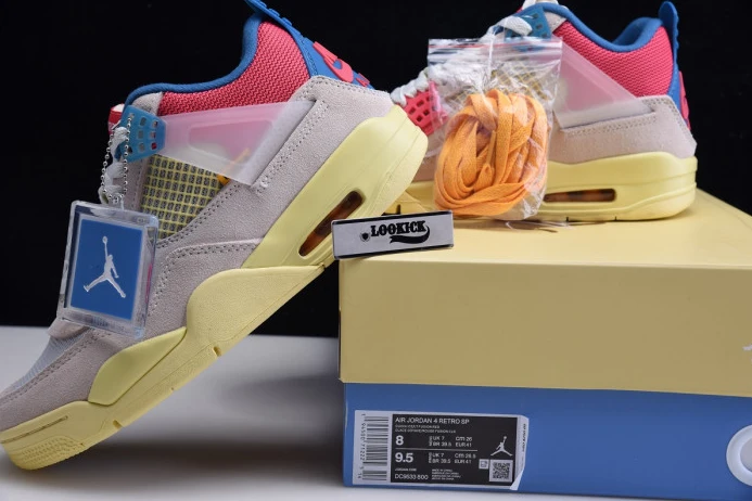 Air Jordan 4 Retro Union Guava Ice DC9533- Popular 1061