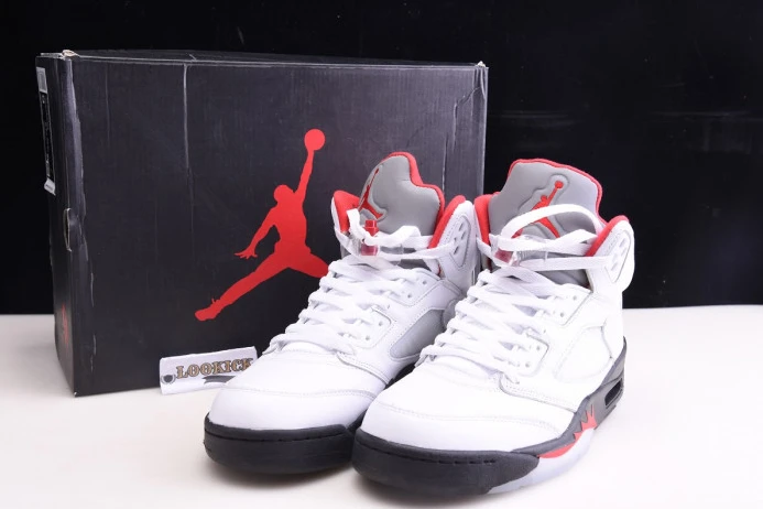 Air Jordan 5 Retro Fire Red Silver Tongue (2020) DA1911- StreetReady 1089