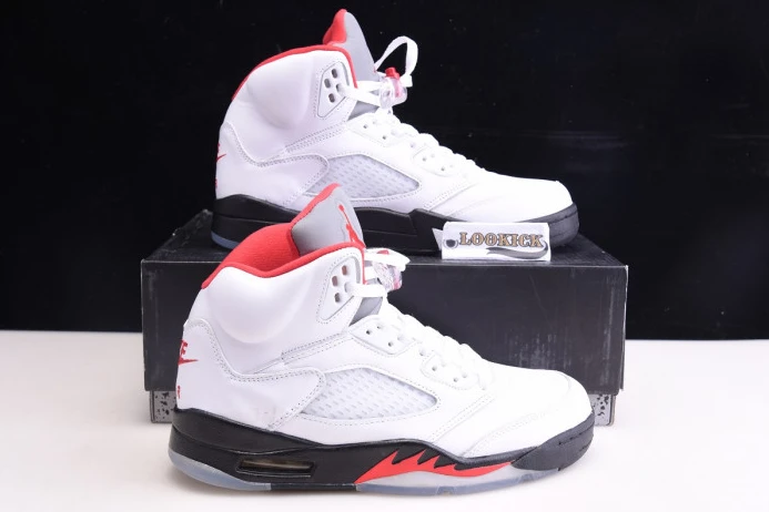 Air Jordan 5 Retro Fire Red Silver Tongue (2020) DA1911- StreetReady 1089