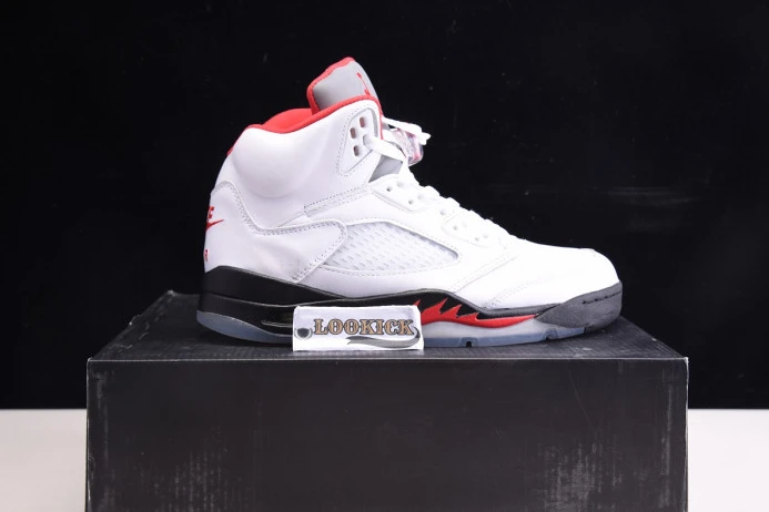 Air Jordan 5 Retro Fire Red Silver Tongue (2020) DA1911- StreetReady 1089