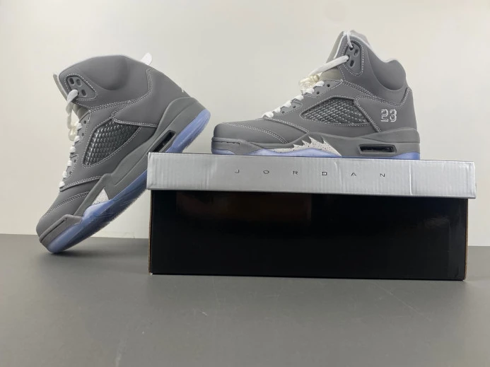 Air Jordan 5 Retro Wolf Grey 136027- NewStyle 620